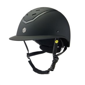 Charles Owen Kylo Matte Mips Wide Peak black/shiny black ridehjelm