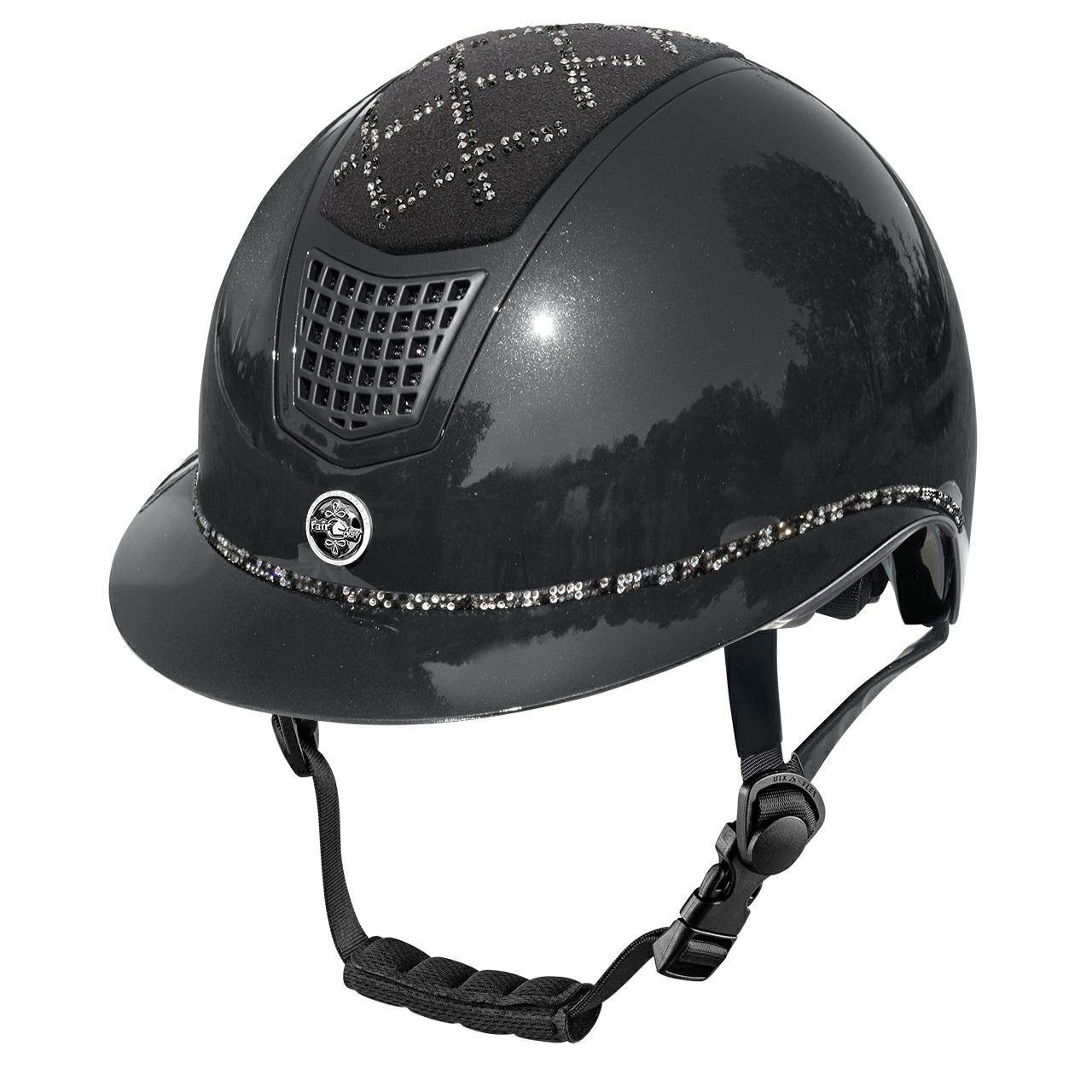 Fair Play Quantinum W-V Spotlight Shiny Silver Hjelm