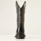 Ariat Round Up Remuda Wide Square Toe Womens Western Boot - Black Deertan