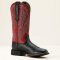 Ariat Round Up W Toe woman Western stvle, black deertan