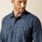 Ariat Mens Holland Retro Snap Shirt - Navy