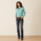 Ariat Ladies Montana Western Shirt - Montana Blanket Jacquard