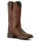 Ariat Round Up Wide Square Toe Woman, Sassy Brown