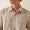 Ariat Mens Retro Hesper Fitted Snap Shirt - Sandshell Stripe