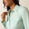 Ariat Ladies Team Kirby Western Shirt - Dusty Aqua