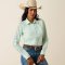 Ariat Ladies Team Kirby Western Shirt - Dusty Aqua