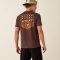 Ariat Strip Patriotic Badge T-Shirt unisex
