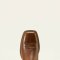  Ariat Round Up Remuda Wide Square Toe Womens Western Boot - Aged Tan