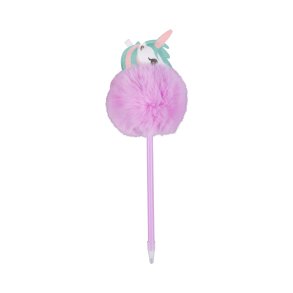 Equipage - Unicorn pom pon pen Lilla