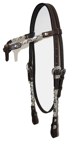 EE Tack Western trense med pandeb�nd