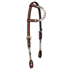 EE Tack One Ear western trense med s�lv deko