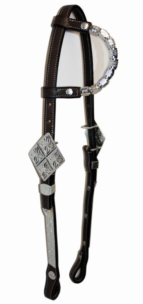 EE Tack One ear western trense m s�lv