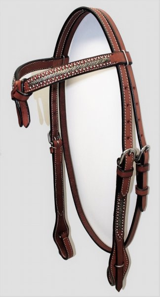 EE Tack Western trense med pandeb�nd