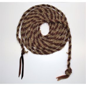 Horse Hair Mecate - 5/8 x 22ft. Lang - TWO TONE