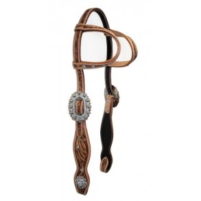  SN Tack Dobbelt re  show trense med udskring