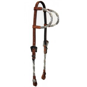  SN Tack Dobbelt re  show trense med slv og rhud