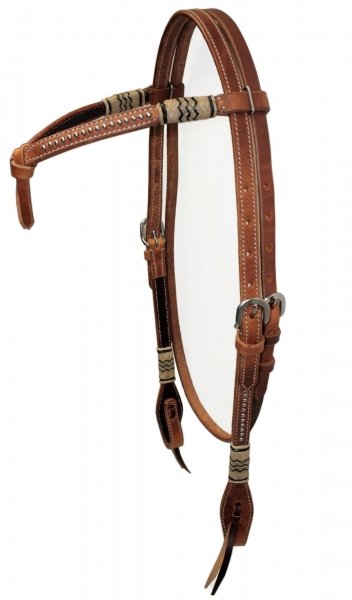 EE Tack Western trense med futurity pandeb�nd og r�hud