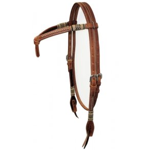 EE Tack Western trense med futurity pandeb�nd og r�hud
