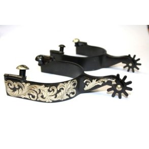 KY Show Sporen - Black with Silver