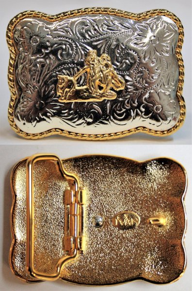 Western Belt buckle ILC Cowboy Rectangle