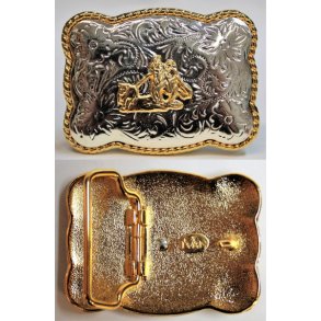Western Belt buckle ILC Cowboy Rectangle