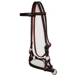 Side Pull - Softie Braided Double Rope Noseband - Latigo Harness