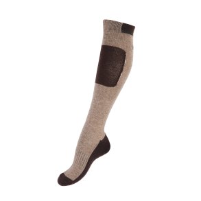 Kingsland Suvan Unisex uld mix knstrmper brun