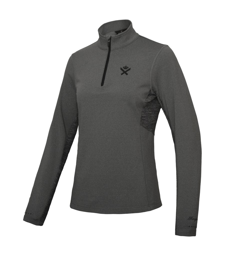 Kingsland Aleece Ladies Training Shirt Charcoal Melange 