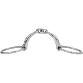 HorseGuard buet tre-delt trensebid L125/T14 mm