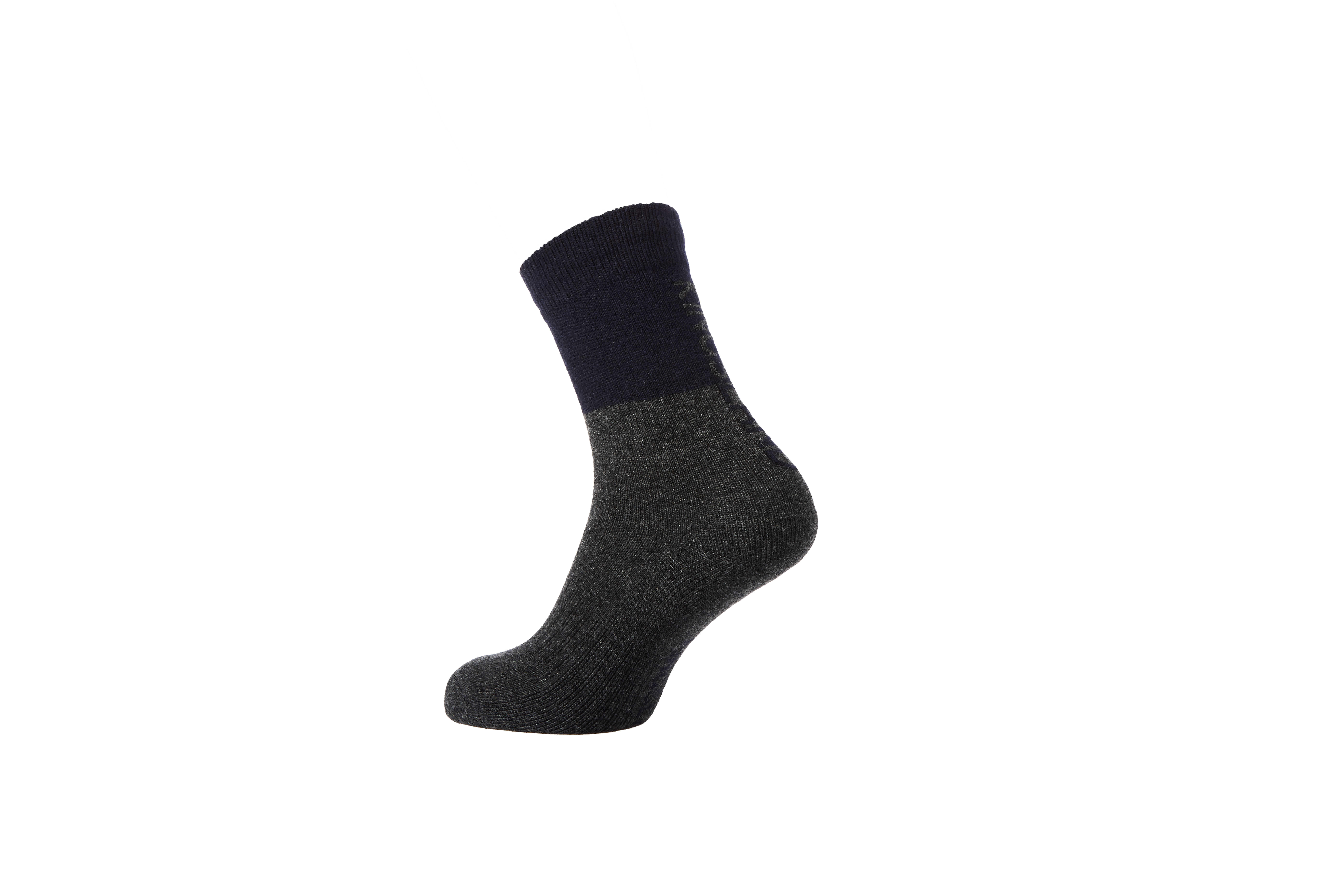 Kingsland Margit mid length uldmix strmper, Grey Forged Iron