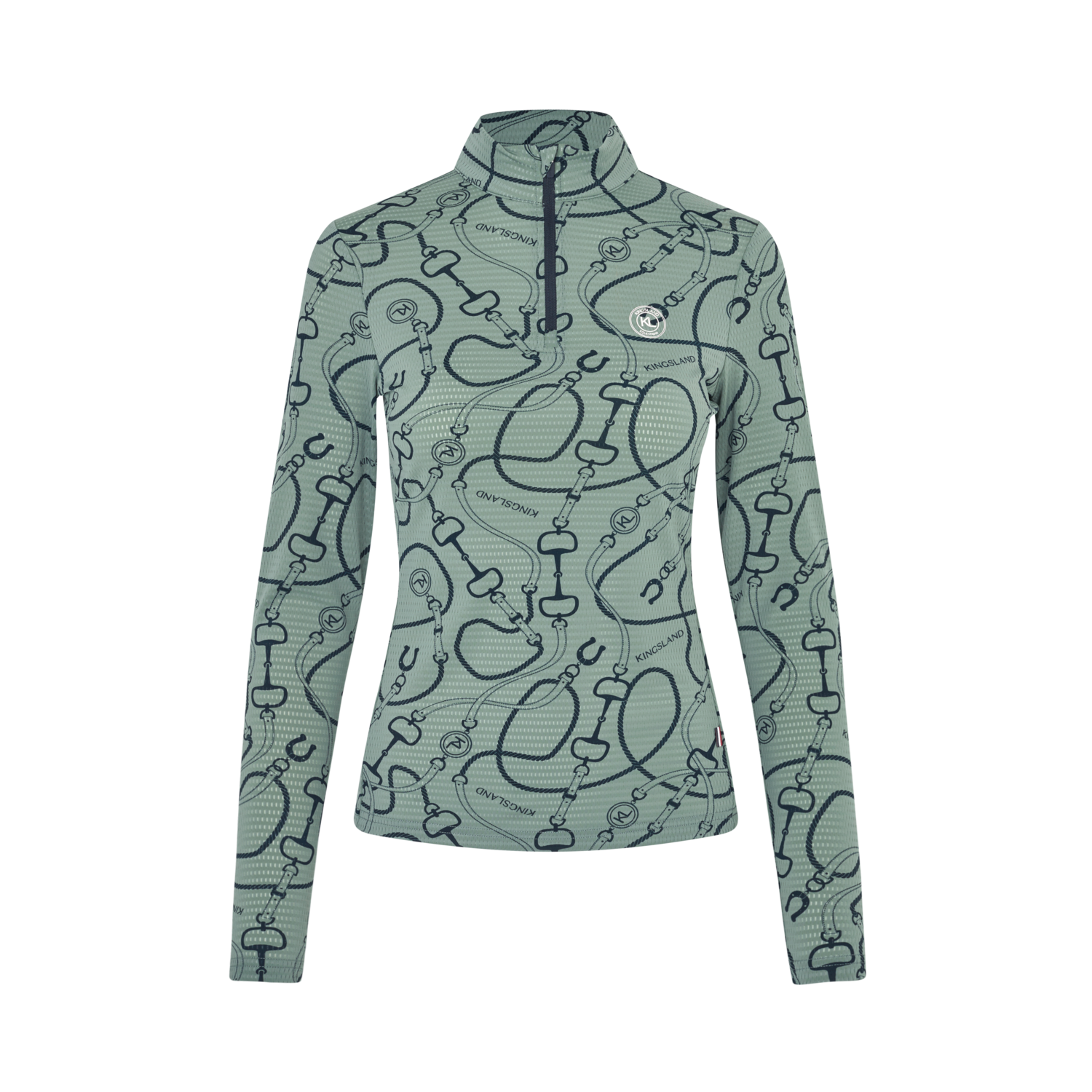 Kingsland Larissa Tr�ningsbluse - Green Agave