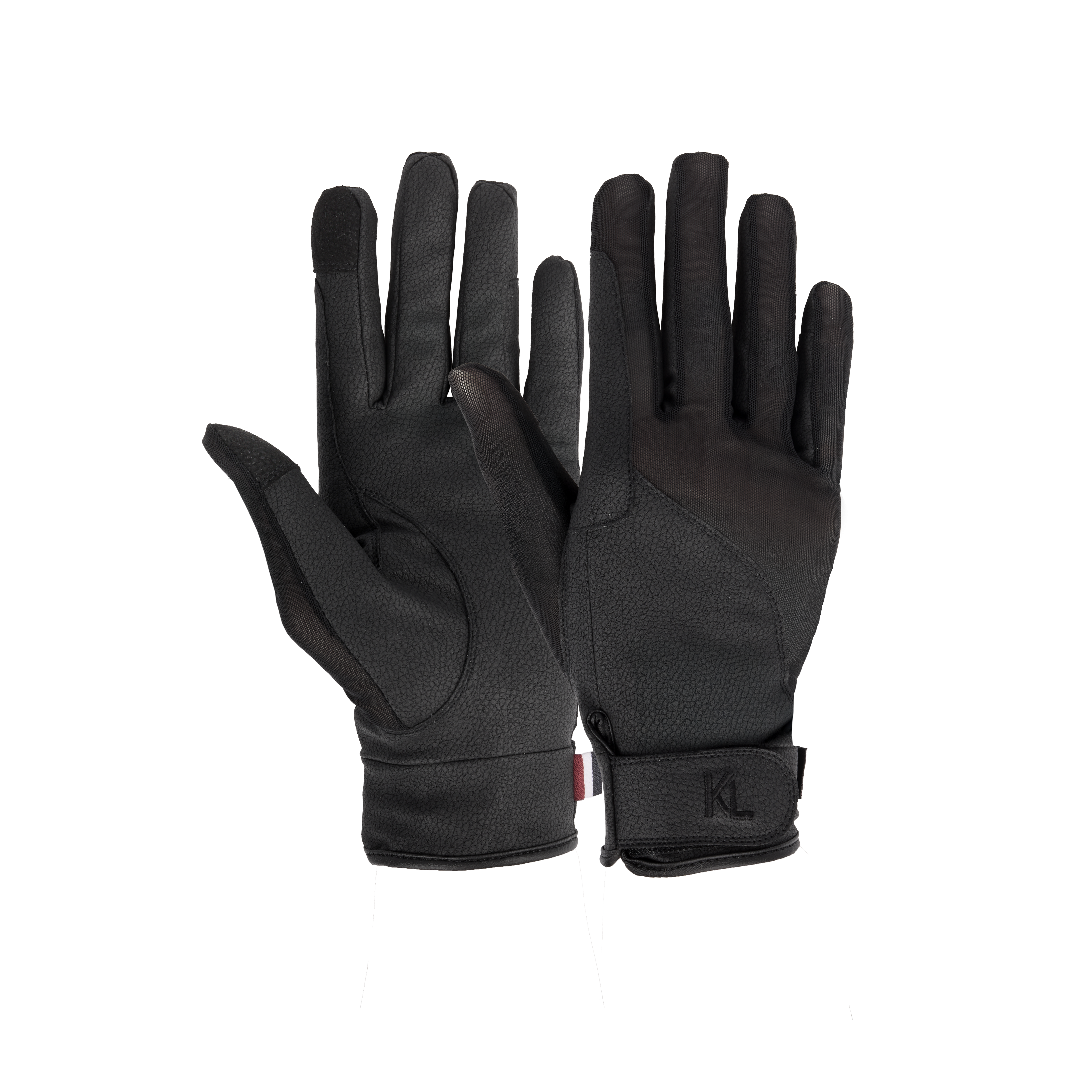Kingsland Lena Mesh ridehandsker, sort