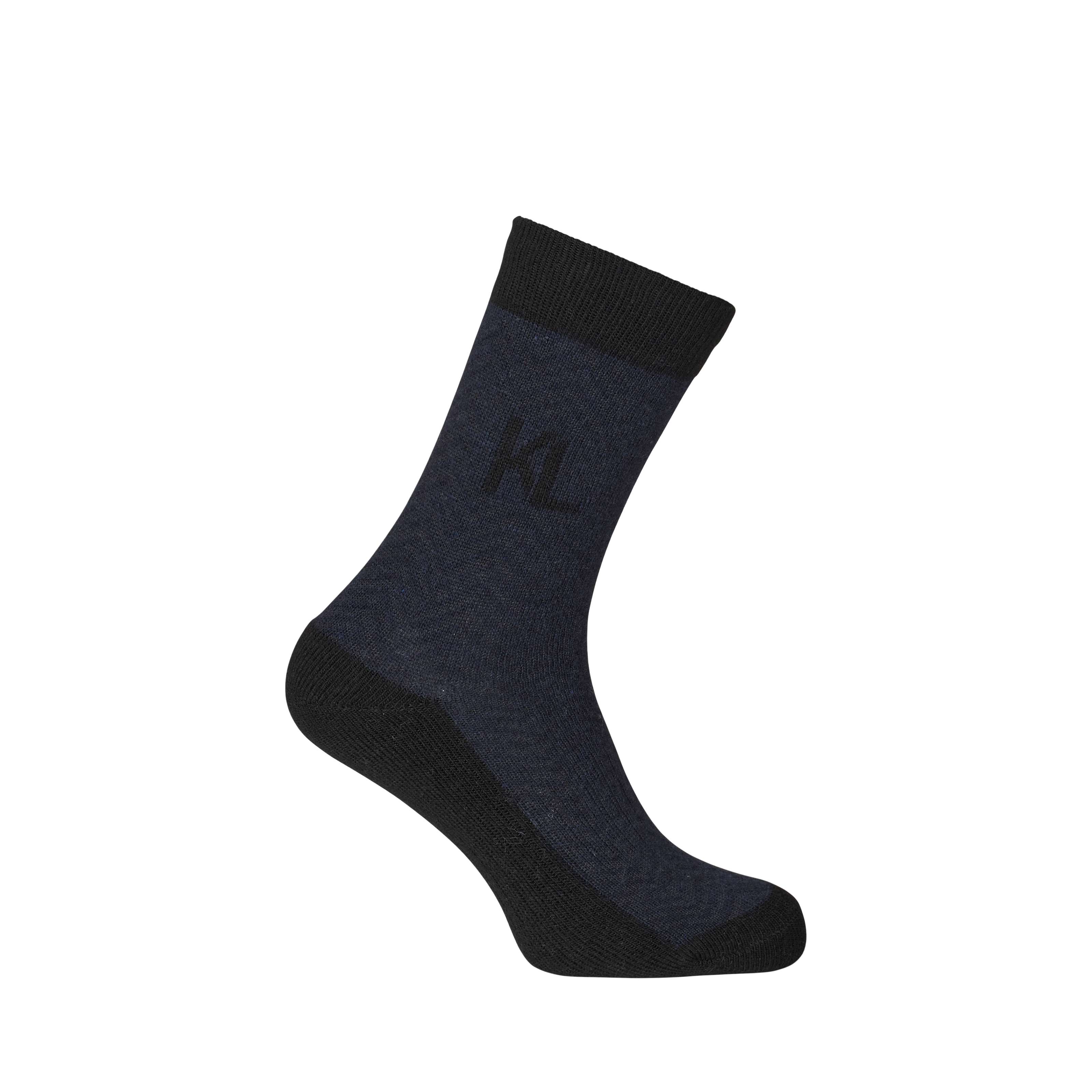 Kingsland Audrey Mid Length Uldmix str�mper Navy