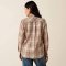 Ariat Billie Jean Shirt White Peber Coral Plaid