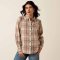 Ariat Billie Jean Shirt White Peber Coral Plaid