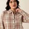 Ariat Billie Jean Shirt White Peber Coral Plaid
