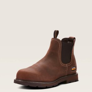 Ariat Groundbreaker Chelsea H2O sikkerheds stvle i mrk brun