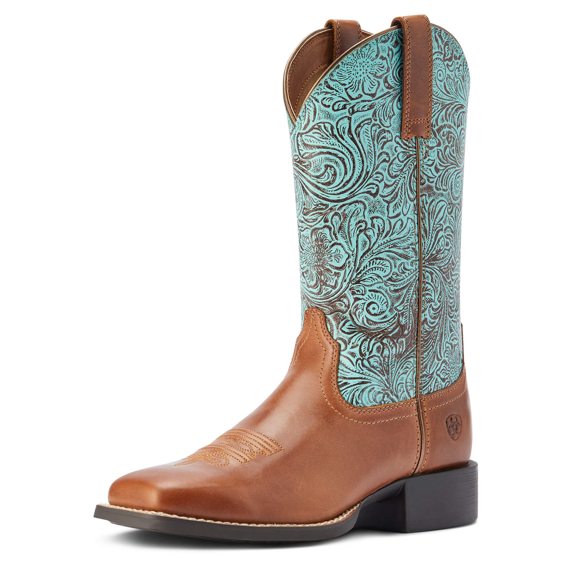 Ariat Round Up Wide Square Dame Western stvler