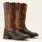 Ariat Captivate mens western stvle, dark brown/peanut butter