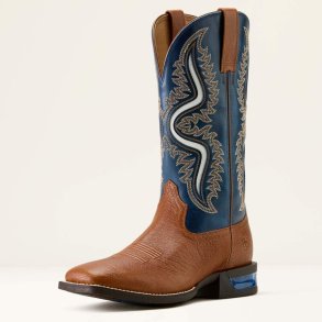 Ariat Captivate mens western stvle, red oak/deep blue