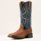 Ariat Captivate mens western stvle, red oak/deep blue