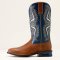 Ariat Captivate mens western stvle, red oak/deep blue