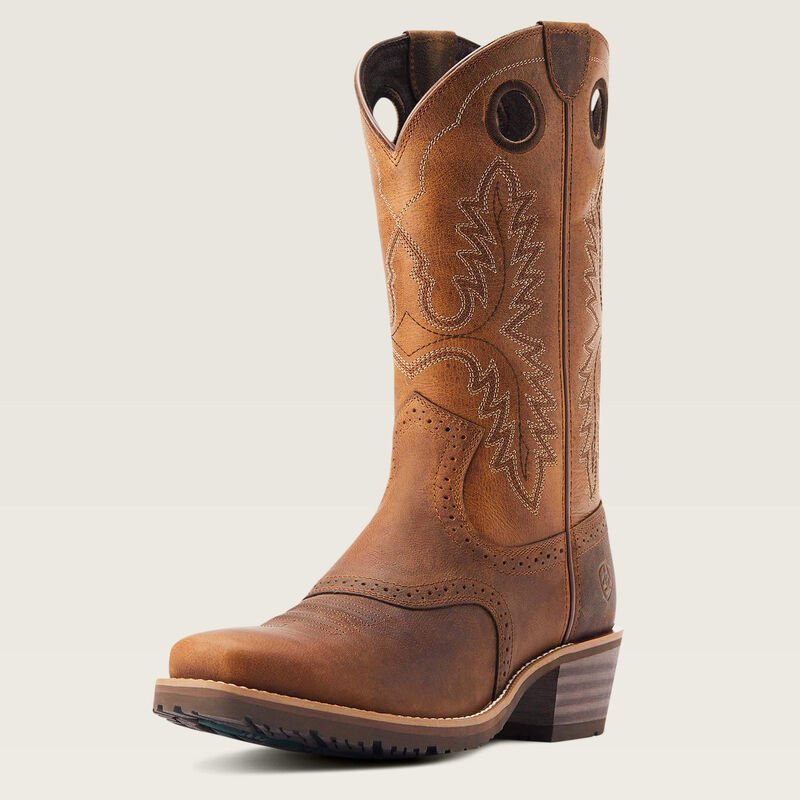 Ariat Hybrid Roughstock Square Toe men Western Stvle