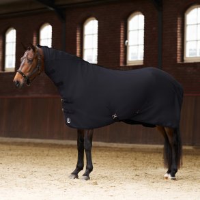 Imperial Riding Fleecet�ppe med Hals - Sort