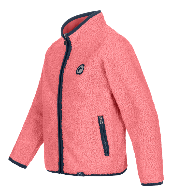 ELT Lucky Lana brne fleece jakke, pinkrose