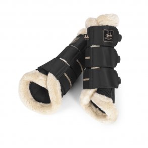 Eskadron Heritage Tenton Boots Mesh og lyst lammeskind i Sort 