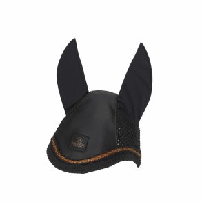 Eskadron Faux Leather Jewel Platinum23 fly hut, black