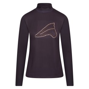 Euro-Star Olan turtle neck bluse, mocca