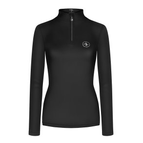 FairPlay Mika Half Turtleneck bluse, sort