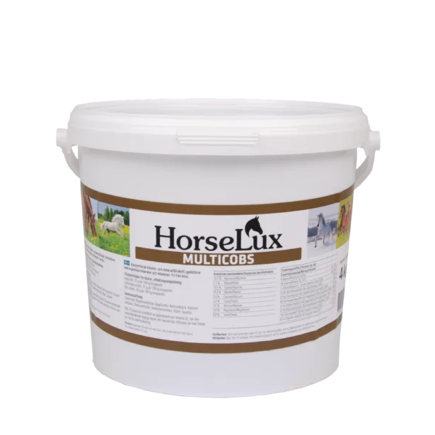 HorseLux MultiCobs vitaminer/mineraler, spand 4 kg